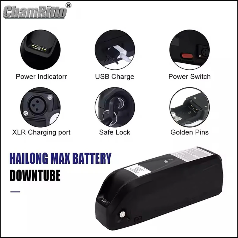 Bateria de Bicicleta Elétrica  - Ebike Battery 48V 20Ah Hailong avaliação e preço