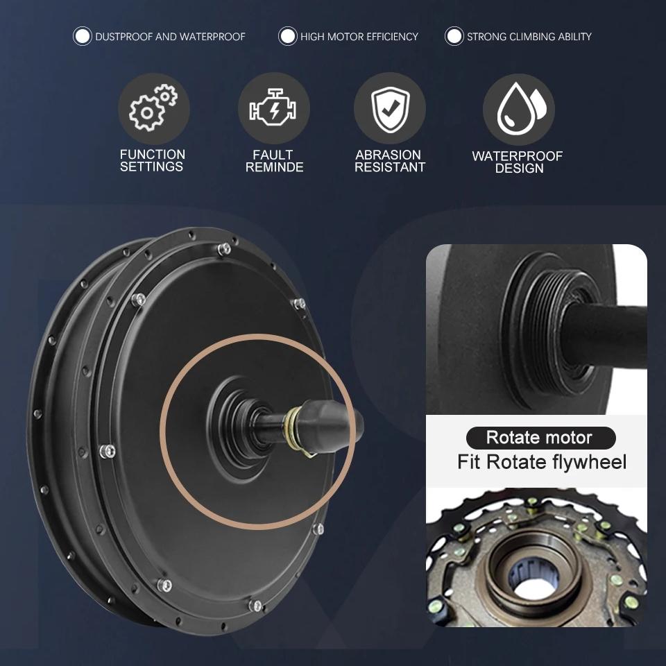 MTX39 48V52V 2000W Motor Elétr - 72V 5000W Hub Motor Kit avaliação e preço