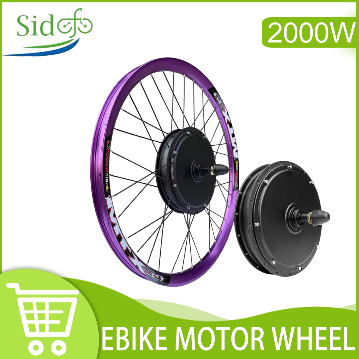 MTX39 48V52V 2000W Motor Elétr - 72V 5000W Hub Motor Kit avaliação e preço