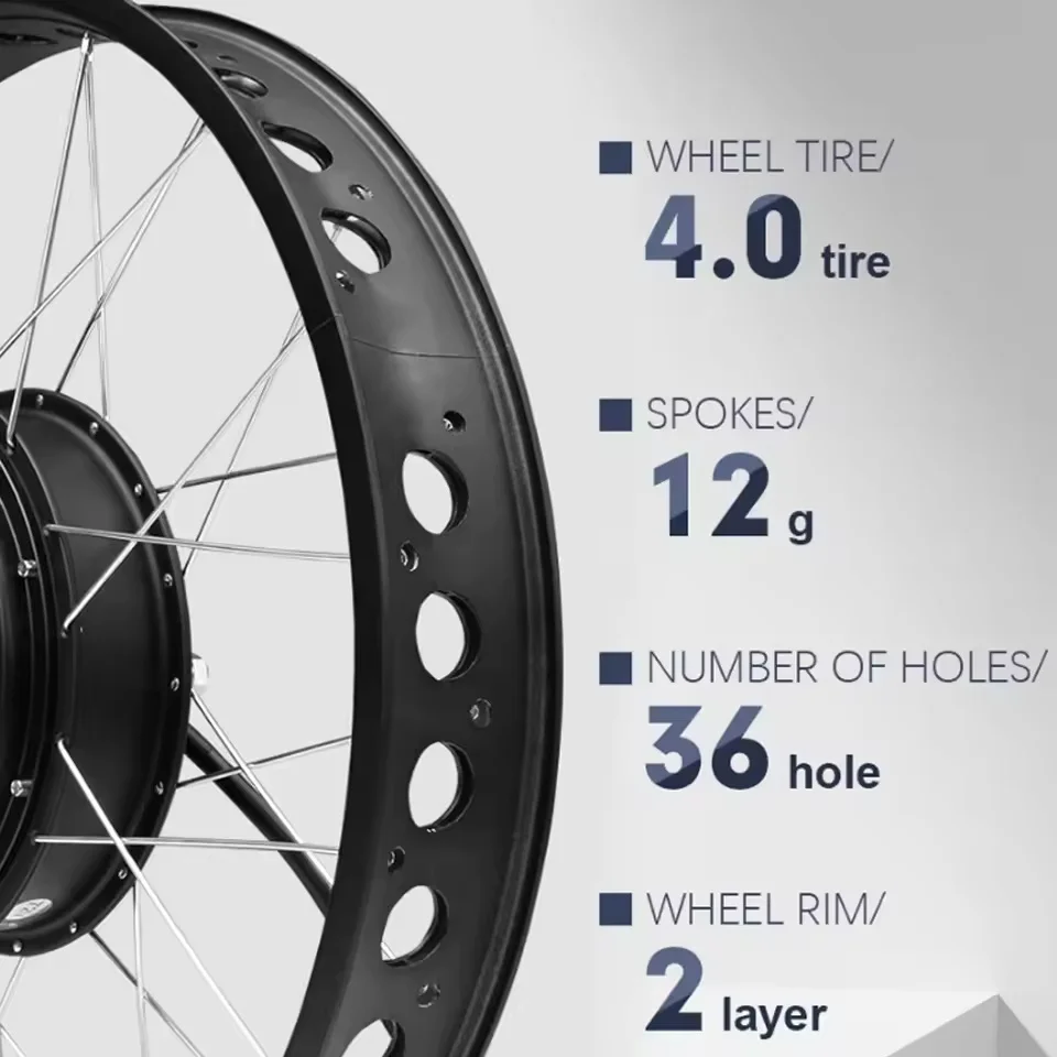 Kit de conversão para biciclet - Ebike Conversion Kit 72V 3000W avaliação e preço