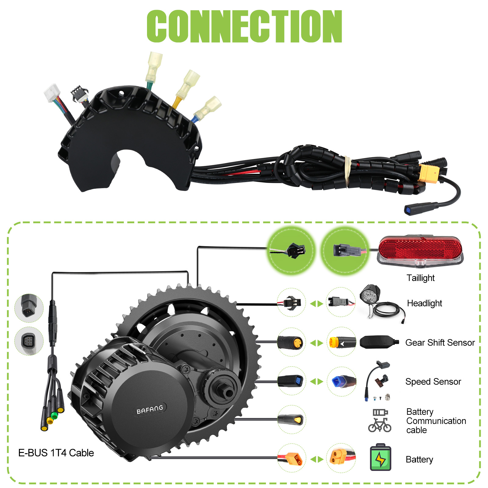 Controlador Bafang para Motor  - Bafang Bbs02B 48V 750W Mid Drive Kit avaliação e preço