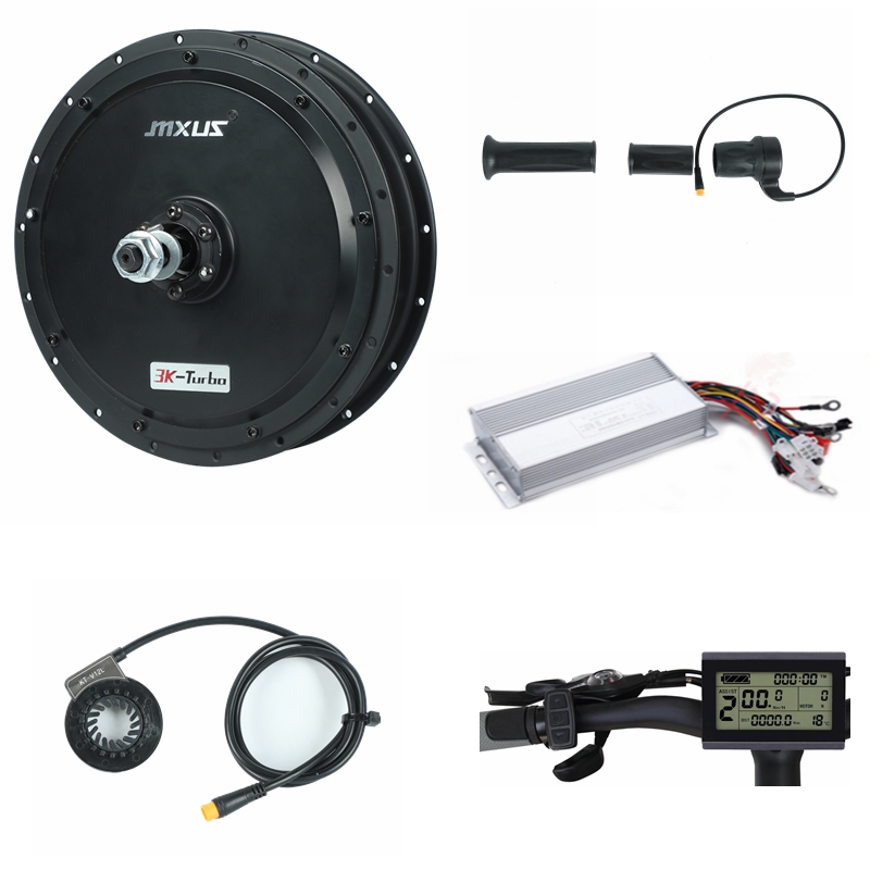 Kit de bicicleta elétrica Ebik - 72V 5000W Hub Motor Kit avaliação e preço