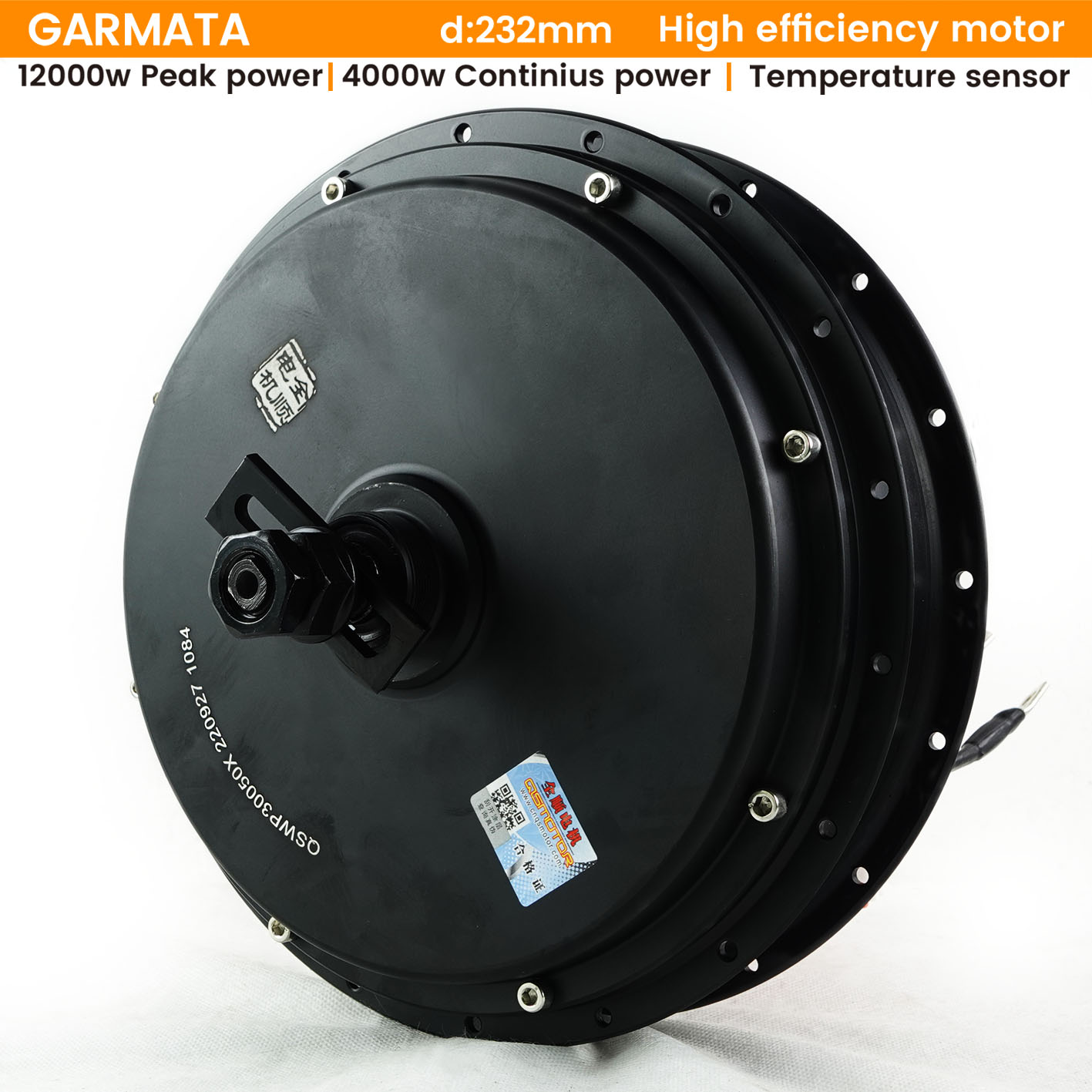 Motor sem escova 4000w 205 v3  - 72V 5000W Hub Motor Kit avaliação e preço